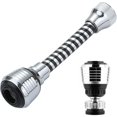 thumbnail image 1 of Tubos de extensión de aireador de grifo de 2 piezas, tubo de grifo giratorio de 360 °, accesorios de grifo, grifo de cocina giratorio de ahorro de agua, para la mayoría de los grifos de cocina y baño Kuyhfg Bienvenido a Kuyhfg, 1 of 5