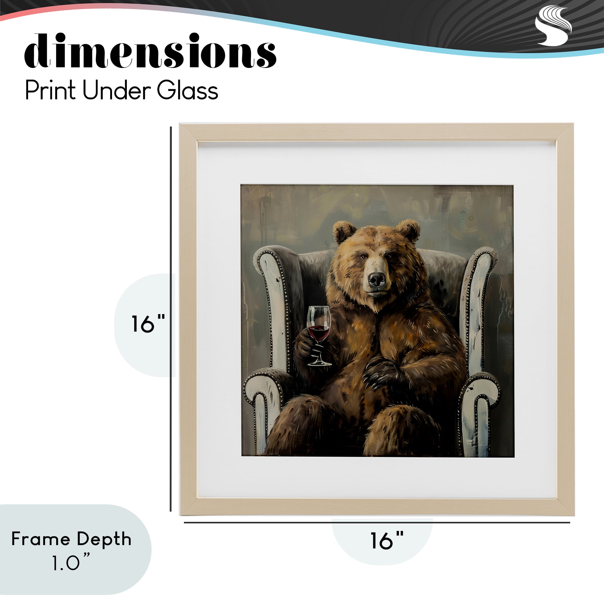Stupell Industries It Was A Rough Day Birch Framed Print Under Glass, design by Tina LeCour
