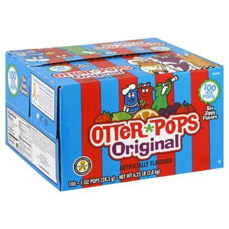 Otter Pops, Assorted Freezer Pops, 1 Oz, 100 Count - Walmart.com