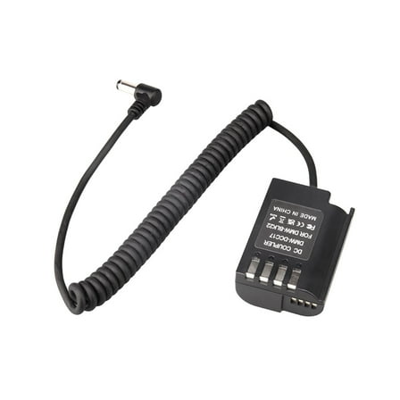 DMW-BLK22 Dummy Battery with DC Cable 7.2V-8.4V for Long-Term Panasonic Camera Use