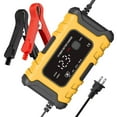 thumbnail image 1 of Mistaha 12V6A Battery Charger for Automotive and Motorcycle, Digital Repair Charger - Yellow, US Version, 1 of 7
