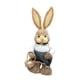thumbnail image 1 of Figura de conejo de Pascua hecha de paja, adorno de escritorio, decoración de Pascua de dibujos animados Estilo E, 1 of 9