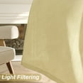 thumbnail image 3 of DriftAway Yellow Linen Curtains 84 Inches Long for Living Room Thick Semi Sheer 2 Panels Farmhouse 3 Inch Rod Pocket Back Tab Boho Rustic Light Filtering Window Drapes for Bedroom Privacy Assured, 3 of 8