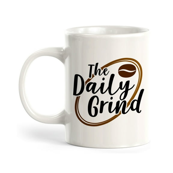 The Daily Grind (Coffee Beans) 11oz Plastic Coffee Mug