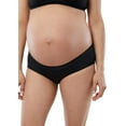 thumbnail image 3 of Ingrid & Isabel Basics Seamless Maternity Underwear, 3-Pack, Under Belly Fit, 3 of 5