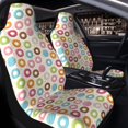 thumbnail image 2 of Uemuo Colorful Donuts Pattern Car Seat Covers for Front Seats Waterproof Seat Covers for Cars, Universal Auto Front Seats Protector Fits for Car-1, 2 of 6