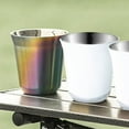 thumbnail image 4 of Taza de café de acero inoxidable 80 ml taza resistente al calor de pared para Espresso, 4 of 11
