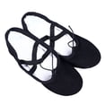 thumbnail image 1 of Zapatos De Baile Para Niños, Tacón De Apoyo, Zapato De Baile Negro Para Niños, Para Danza étnica China, 1 of 7