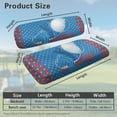 thumbnail image 3 of Psesaysky Golf Stars Seat Covers for Golf Cart, Washable Golfcart Seat Covers for Club Car Precedent Ordinary Seats Breathable Comfortable/Anti-Scratch/Anti-Fading/Easy to Install, 3 of 8