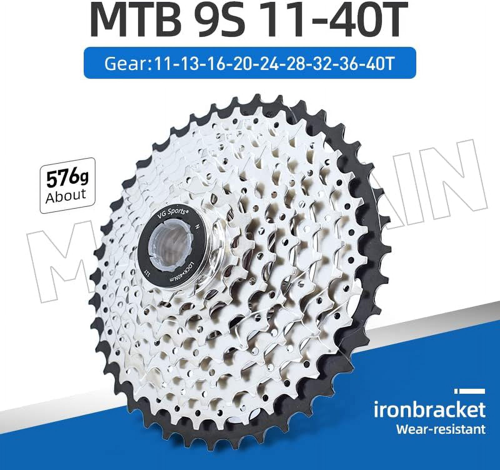 Cassette De Bicicleta WAKE 8 Velocidades 11-40T | Piñón De Acero Resistente Para Bicicleta De Carretera Y Montaña
