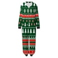 thumbnail image 5 of Odeerbi Christmas Onesie Pajamas for Family Holiday Sleep Jumpsuit Long Sleeve Family Christmas Pajamas Matching Sets Mom Parent Child Outfit Printed Loungewear Sleepwear Xmas PJs Set Red, 5 of 7