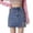 Blue, variant on Npasoilc High Waist Zipper Mini Pocket Skirt for Women Denim Bodycon Half Skirt
