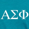 thumbnail image 3 of CafePress - Alpha Sigma Phi Greek Letters White T Shirt - Womens Tri-blend T-Shirt, 3 of 4