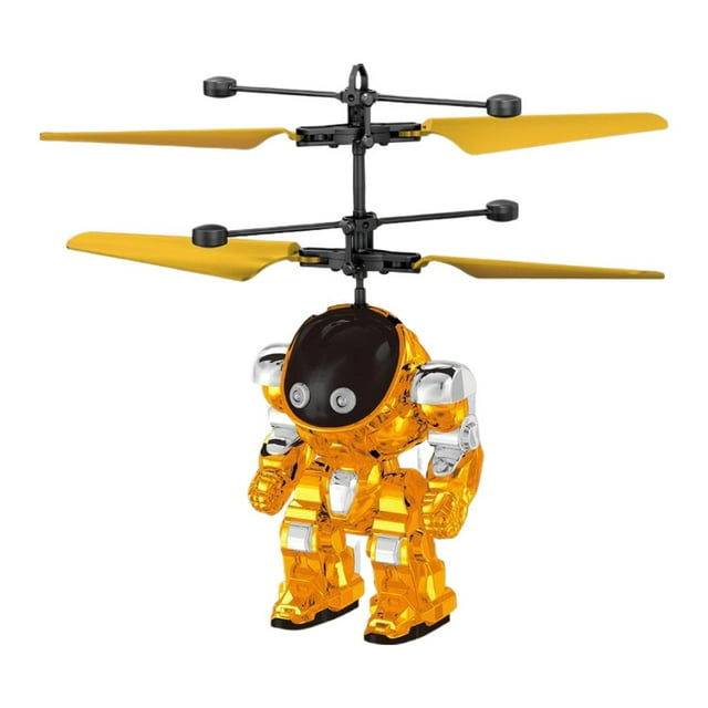 Robot Volant, Induction Infrarouge pour Jeux Intérieurs, Plastique, Env. 15.5*14.5*5cm, Résistant à l'Usure et Sûr