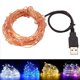 thumbnail image 2 of Guirnalda de luces LED de cobre con USB, resistente al agua, de Chicmine, 5/10 m, 2 of 8