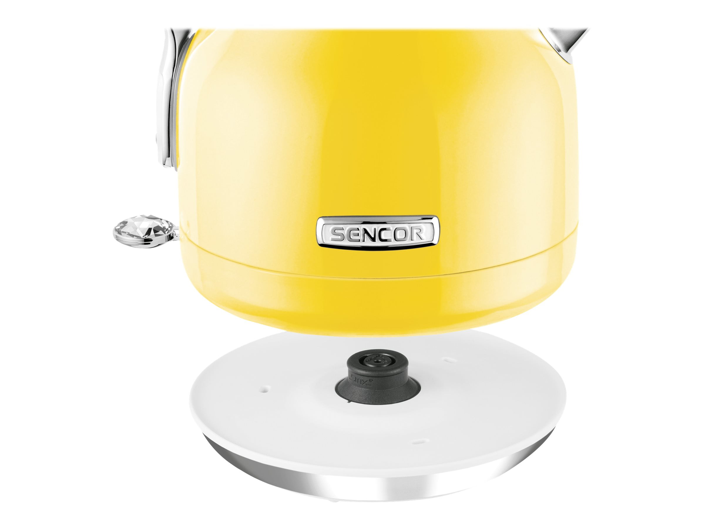 Sencor Sunflower Yellow 5-Cup Corded Electric Kettle at