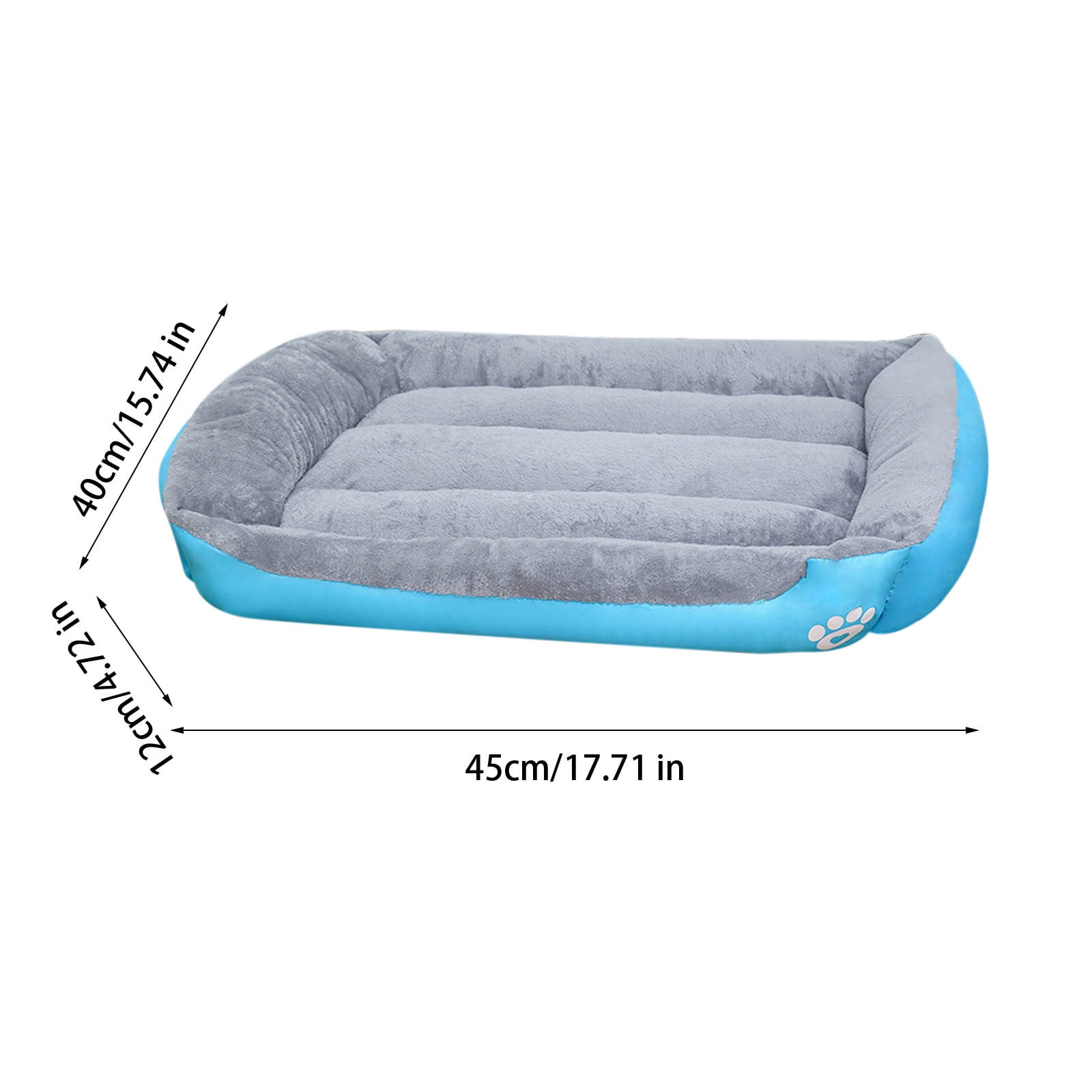Nebwoak Dog Beds for Small Dogs on Clearance Dog Beds for Medium Dogs Washable Dog Bed Comfortable and Breathable Pet Bed Rectangle Warming Dog Bed for Medium Dogs