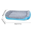 thumbnail image 3 of YangJinLian Bolster Dog Bed for Extra Small Dogs, Soft Foam Dog Sofa Pet Bed, Machine Washable Dog Cat Crate Bed Mat for Toy Pet Breeds, 3 of 4