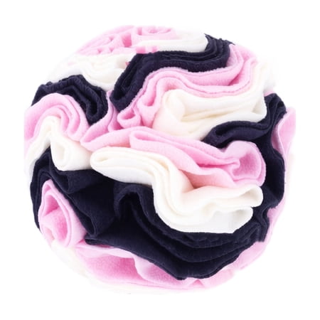 Rdausd Dog Snuffle Ball Treat Dispenser 3.93in Felt Foraging Puzzle Toy for Slow Feeding Enrichment Interactive Sniffing Ball for All Dogs