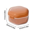 thumbnail image 3 of Dvruxg Denture Case - Portable Leakproof False Teeth Container Denture Cup With Lid, Portable Denture Cup | Denture Bath Case, Waterproof Dentures Case, Denture Container for Home, Offices, 3 of 5