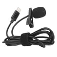 thumbnail image 4 of Mini micrófono de solapa con clip, tipo universal, con cable, para entrevistas en vivo, 4 of 8