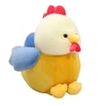 thumbnail image 1 of Juguete de Animales de Peluche de Pollo Esponjoso Regordete, Pollo Ultrasuave, Lindo, Ecológico, Muñeco de Peluche, Regalo de Peluche, 1 of 11