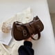 thumbnail image 3 of Bolso de hombro a la moda para mujer, bolso pequeño de cuero PU con bolsillos dobles, bolso Hobo elegante, 3 of 6
