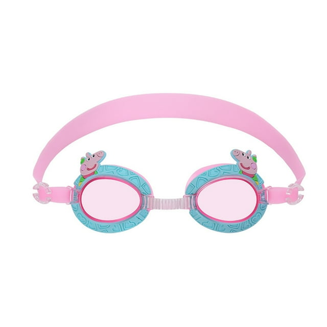 Gafas de natación para niños antivaho impermeables de dibujos animados ajustables de 2 piezas - Cerdo rosa Ormromra CPB-DE-WX315-2