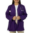 thumbnail image 6 of Panda Uniform by HeedFit Women’s 32" Colored Lab Coat – Custom Fit Medical Lab Coat, Multi-Color 7XL Purple, 6 of 8