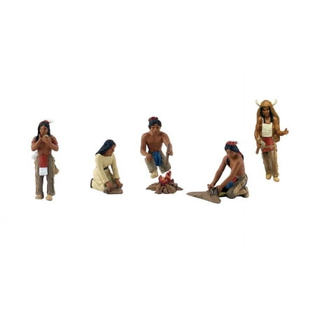 Woodland Scenics SP4443 Scene-a-Rama Scene Setters Native Americans