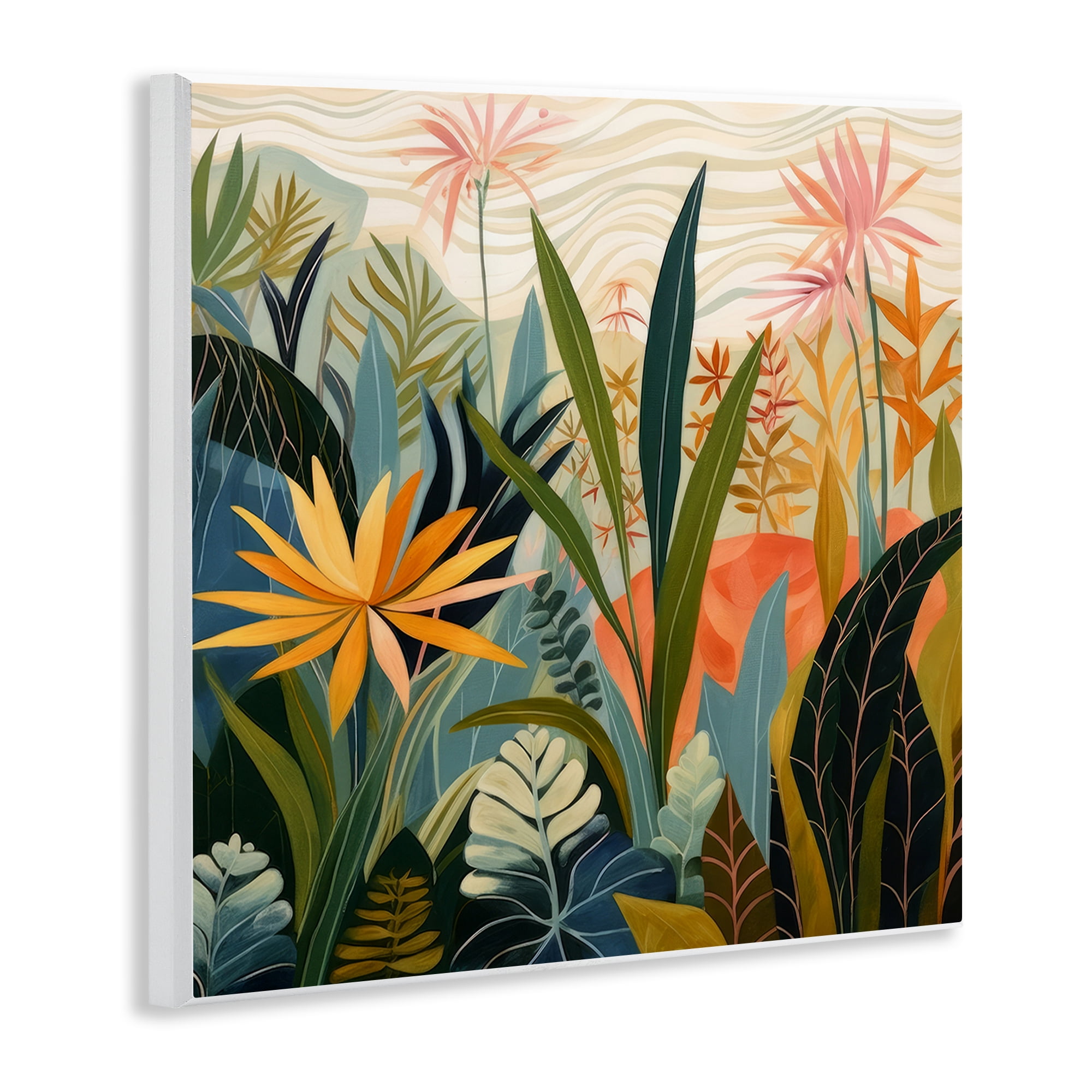 Stupell Industries Tropical Botanical Embrace Wall Plaque Art, design by Lazar Studio