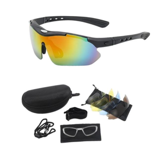Gafas de ciclismo Gafas cómodas Gafas de montar para senderismo aire libre Negro