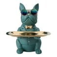 thumbnail image 2 of veasfak Plateau de Rangement pour Animaux Mignons Sculptures Porte-Clés en Résine Plat à Bonbons Vert, 2 of 8