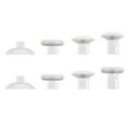 thumbnail image 5 of eXtremeRate ThumbsGear Thumbsticks for PS5/PS4 - 3 Height Domed & Concave Grips (Transparent), 5 of 8