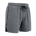 thumbnail image 5 of Gym Shorts Men Summer Elastic Waist Slim Fit Moisture Wicking Lightweight Athletic Workout Shorts with Pockets, 5 of 9