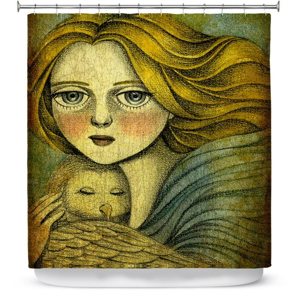 Shower Curtains 70" x 93" from DiaNoche Designs by Amalia K. - The Guardian