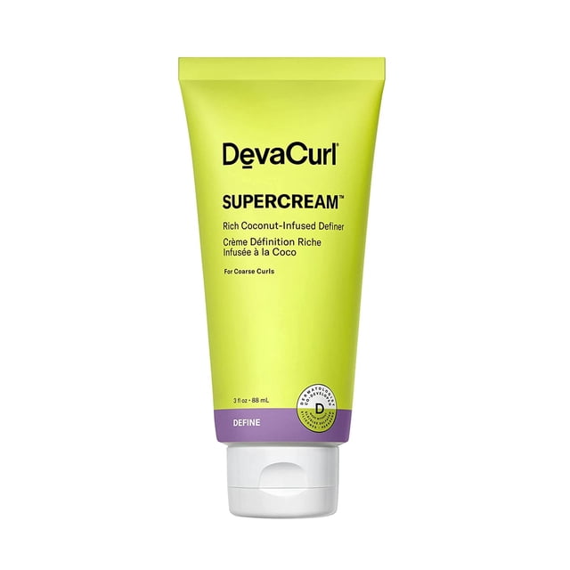 Definedor Cream DevaCurl SuperCream Rich con infusión de coco, 90 ml
