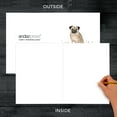thumbnail image 4 of Koyal Wholesale Jumbo Pet Sympathy Card with Envelope, Pug, Dog Grief Bereavement Card 8.5" x 11", 1-Pk, 4 of 5
