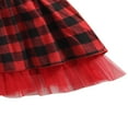 thumbnail image 4 of Bébé bébé Filles Plaid Dos Nu Robes Vêtements Décontractés Ensemble, 4 of 6