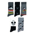 thumbnail image 3 of Disney Mickey Mouse, Mens Crew Socks, 5-Pack, Size 6.5-12, 3 of 6