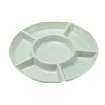 thumbnail image 2 of Bandeja para servir refrigerios, platos para servir divididos con virutas y salsas irrompibles, plato de comida multifuncional para refrigerios, Verde, 2 of 8