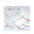 thumbnail image 5 of Contenedor De Frutas Y Verduras Xtellar Para Refrigerador Colgante Color Transparente Con Blanco, 5 of 5