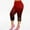 Red, variant on Meichang Fashion Women Gradient Capri Leggings Plus Size Hollow Elastic Waist Casual Leggings Pants Casual Stretchy Tight Pants Lounge Workout Yoga Capris Leggings