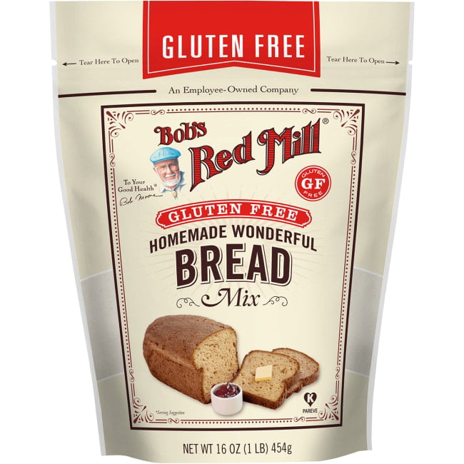 Bob S Red Mill Homemade Wonderful Gluten Free Bread Mix 16 Oz Pkg