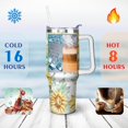 thumbnail image 4 of 40oz Tumbler with Handle and Straw Lid | Vacuum Insulated Leak Proof Tumbler | Stainless Steel Travel Mug Water Bottle Cup Keeps Cold & Hot, 4 of 7
