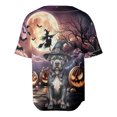 thumbnail image 2 of Spooky Halloween Night Witch Pitbull Glowing Pumpkins All Over Print 3D Baseball Shirt Terrier Dog Lover Softball Sport - 12015, 2 of 6