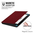 thumbnail image 6 of Ayotu Fabric Case for All-New Kindle 10th Gen 2019 Release Only - Thinnest&Lightest Smart Cover with Auto Wake/Sleep - Support Back Cover adsorption -(Not Fit Kindle Paperwhite 10th Gen 2018), Red, 6 of 6