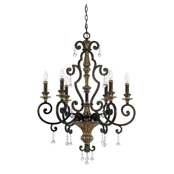 Quoizel MQ5006HL Marquette Chandelier in Bronze