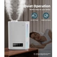 thumbnail image 4 of BREEZOME - Humidificadores de 6 litros para recámara, habitación grande y difusor de aceite esencial, humidificadores ultrasónicos de niebla fría para bebé, plantas, guardería dura hasta 60 horas,, 4 of 5