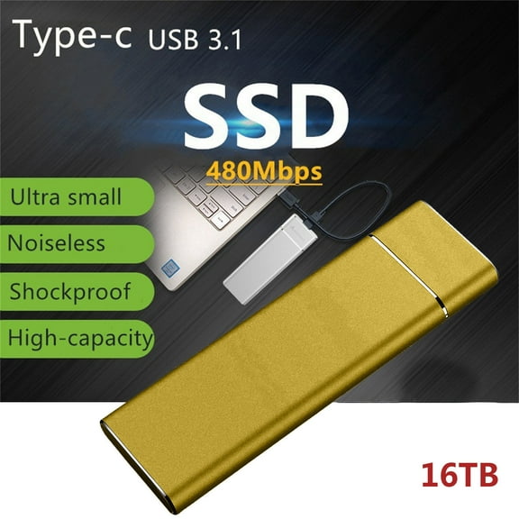 Room Decor Portable SSD Type-C External Mobile Solid State Drive